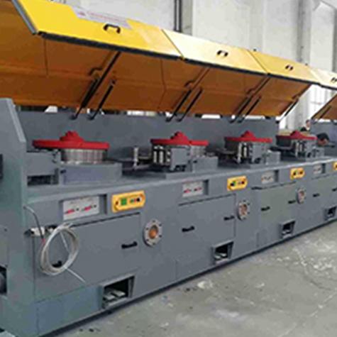 Direct feed dry powder wire drawing machine